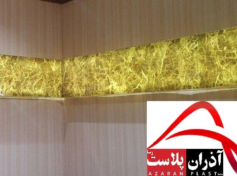 دیوارپوش طرح سنگ pvc