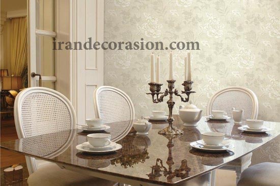 کاغذ دیواری اتاق غذا خوری