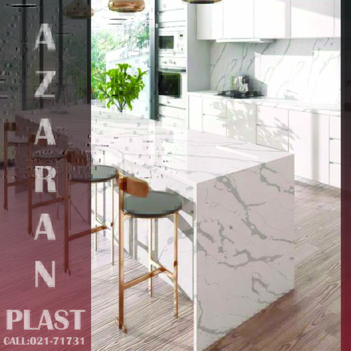 سنگ بین کابینتی پی وی سی ماربل شیت 